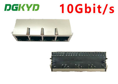 10G RJ45 Beberapa Konektor Port, Konektor RJJ Konektor Modular Terlindung Ethernet