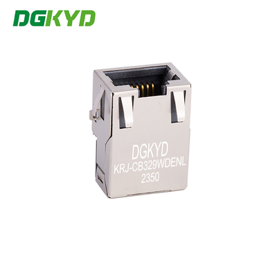 KRJ-CB329WDENL Sink Plate rj45 pcb connector Gigabit Integrated Ethernet Filter SMD
