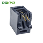 DGKYD52221144IWA8DY4 RJ11 connector crystal head network cable interface fully plastic without light 6U