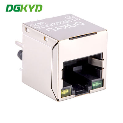 RJ45 Vertical Interface 180 Degree Network Connector 100MB Transformer DGKYD511B002AA2A8D