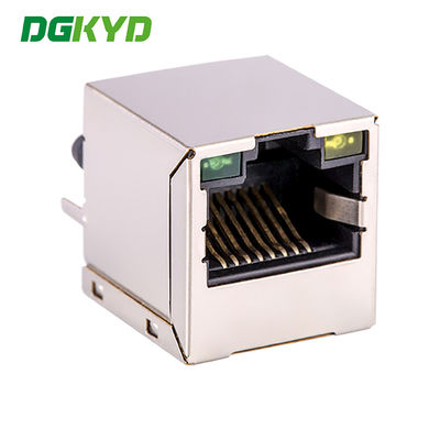 RJ45 Vertical Interface 180 Degree Network Connector 100MB Transformer DGKYD511B002AA2A8D