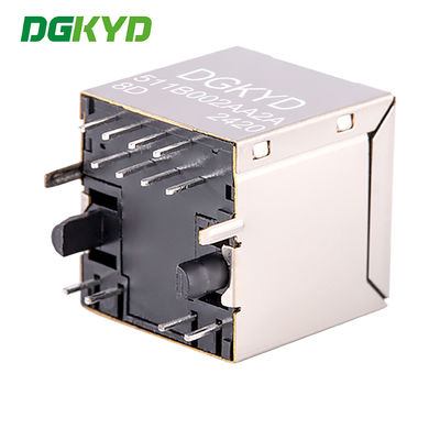 RJ45 Vertical Interface 180 Degree Network Connector 100MB Transformer DGKYD511B002AA2A8D