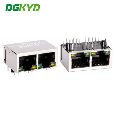 RJ45 Connector 1X2 Network Interface 8p8c Network Port Socket With Filter DGKYD112B002AB2A1D