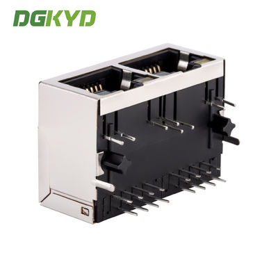 RJ45 Connector 1X2 Network Interface 8p8c Network Port Socket With Filter DGKYD112B002AB2A1D