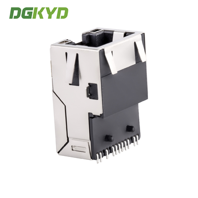 PCB Magnetic Jack With Megabit Transformer SMD SINK RJ45 Ethernet Connector KRJ-CB060YGZENL