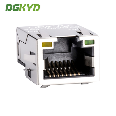 PCB Magnetic Jack With Megabit Transformer SMD SINK RJ45 Ethernet Connector KRJ-CB060YGZENL