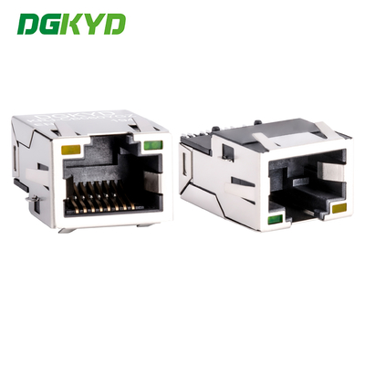 PCB Magnetic Jack With Megabit Transformer SMD SINK RJ45 Ethernet Connector KRJ-CB060YGZENL