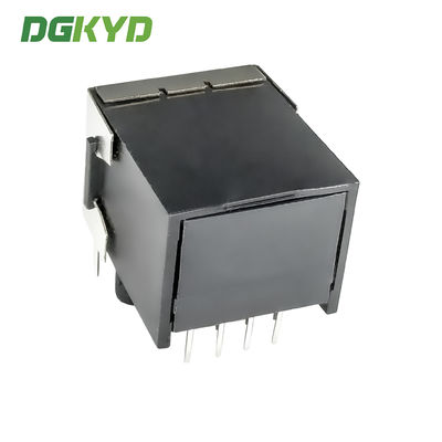 Half package network port 10P8C without light strip shielding shell interface RJ45 connector DGKYD5621E1118GWA1DY11B006