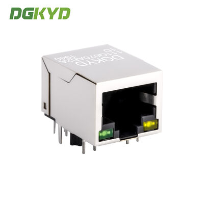 RJ45 connector 1X1 1000BASE TAB-DOWN network socket Ethernet connector RJ45 interface DGKYD111Q070AB2A1D