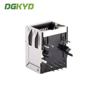 RJ45 network connector 100Mbps integrated transformer industrial network port DGKYD111B002DA2A1D