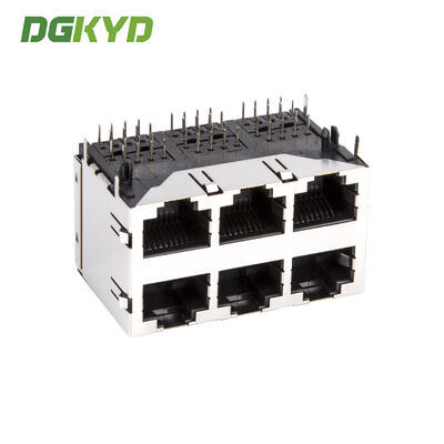 RJ45 Ethernet socket without spacer 2X3 connector Industrial Ethernet DGKYD59212388HWA1DY1AG062