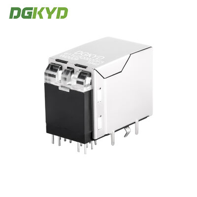 Gigabit RJ45 connector RJ45+USB 2.0 socket with shielding DGKYD611U2Q002DF3WD009