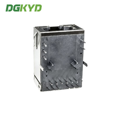 RJ45 SIngle port connector with top elastic CAT5 Gigabit integrated filter with LED light DGKYD811Q008FN4A10DB