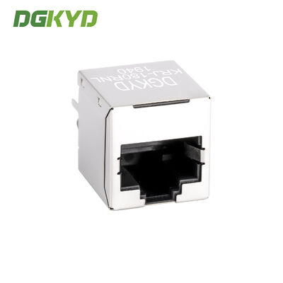 Vertical entry 100 Base-tx RJ45 LAN Jack High Performance Communication IEEE 802.3 KRJ-180RNL