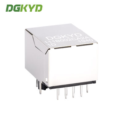 100Mbps RJ45 Connector with Integrated Transformer and Shielded Industrial Network Port
