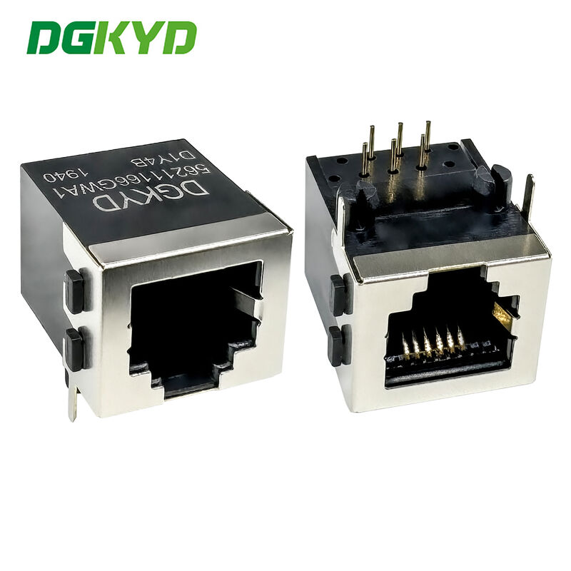 5621 Half Package Shielded Connector RJ11 Network Interface Round Pin DGKYD56211166GWA1D1Y4B