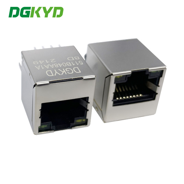 Fast Integrated Filtering Straight - In Rj45 Jack Connector 8PIN