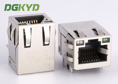 Tab Up 100Mb RJ45 Dengan Jack Modular Magnetik Terintegrasi Untuk Perangkat Ethernet