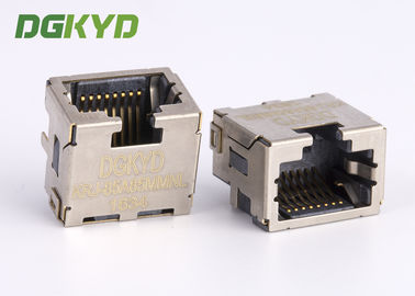 Jack Keystone Rj45 SMD 8p8c Kustom Shield, Konektor Ethernet Profil Sangat Rendah KRJ-85A85MMNL