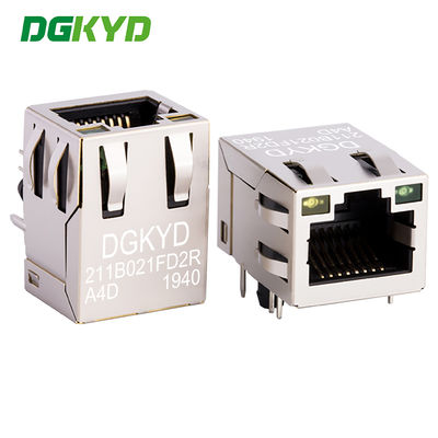 Konektor RJ45 TAB-UP 100Mbps penyaringan antarmuka jaringan socket DGKYD211B021FD2RA4D