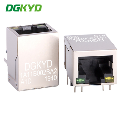 RJ45 100Mbps konektor jaringan port soket 8P8C kompak permukaan jendela DGKYD1A11B002BA2A1D