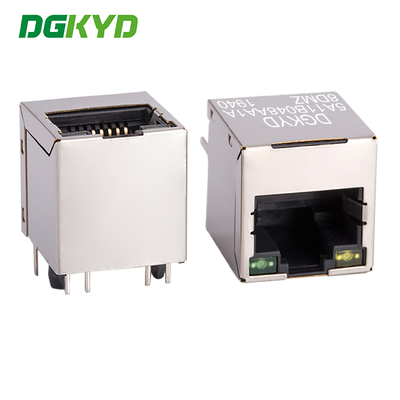 RJ45 100Mbps Ethernet socket 8P8C modul dengan permukaan jendela kompak DGKYD5A11B048AA1A8DMZ