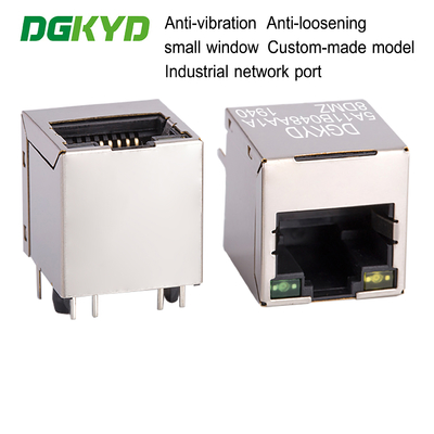 RJ45 100Mbps Ethernet socket 8P8C modul dengan permukaan jendela kompak DGKYD5A11B048AA1A8DMZ