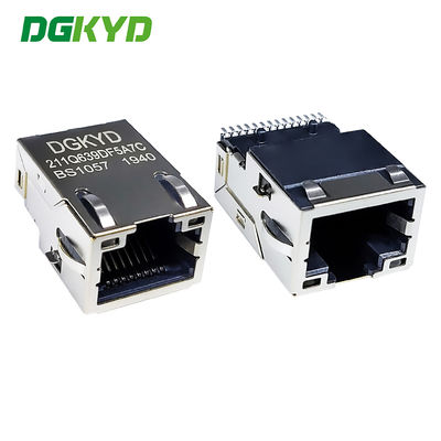 RJ45 connector 10G Ethernet filter SMT sinking board surface mount Ethernet port socket RJ45 female socket DGKYD211Q639DF5A7CBS1057