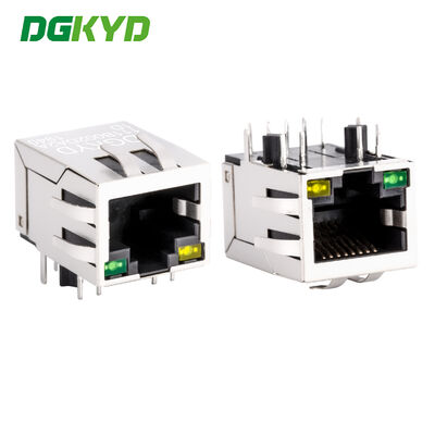 Konektor jaringan RJ45 100Mbps transformer terintegrasi port jaringan industri DGKYD111B002DA2A1D