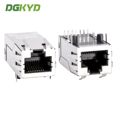 Transformator Rj45 PoE Satu Port , Rj45 Terintegrasi 12 Pin 1000m Untuk Transceiver Serat Optik KRJ-339PWDENL