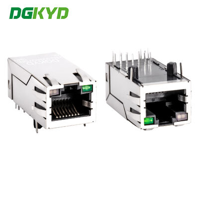 KRJ-339AGYGNL RJ45 Gigabit Connector Komunikasi Jaringan Port Socket 33 Long Interface