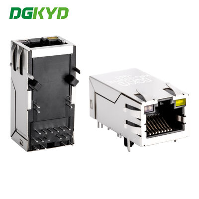 Gigabit POE Power Supply RJ45 Connector Integrated Filter Socket Interface Komunikasi Ethernet Industri KRJ-339PNL