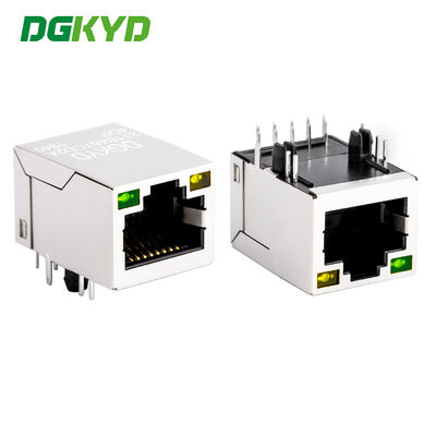 Konektor RJ45 Kelas Industri 100Mbps dengan Filter Strip Cahaya dan Transformer