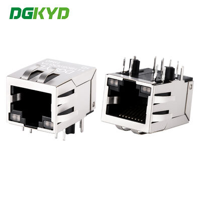 Konektor Betina RJ45 Kelas Industri 10/100 Base-T Konektor RJ45 Berpelindung dengan Filter 100Mbps
